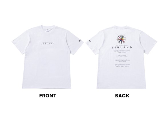 JSB LAND Tシャツ/WHITE/S・M・L・XL