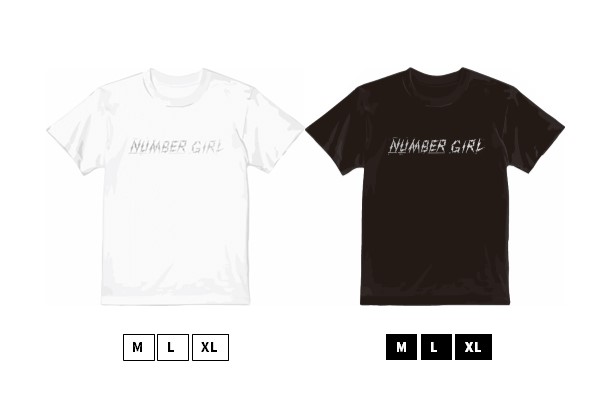 NEW NUMBER GIRL Tシャツ
（White / Black）