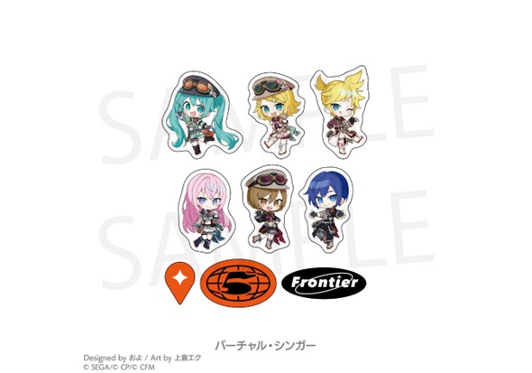 ミニキャラステッカーセット
＜バーチャル・シンガー＞