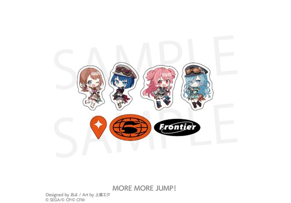 ミニキャラステッカーセット
＜MORE MORE JUMP！＞