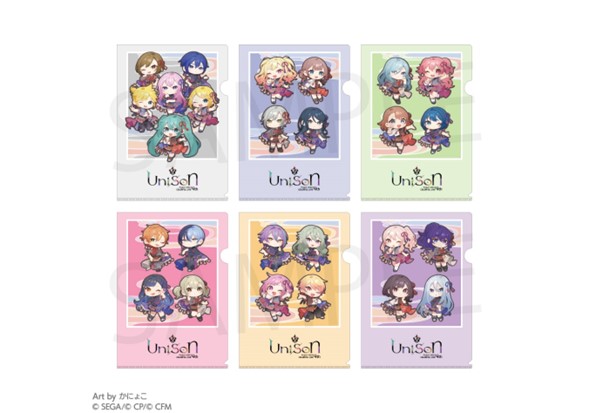 ミニキャラクリアファイル【全6種】
※デザインを選んでお買い求めいただけます。
