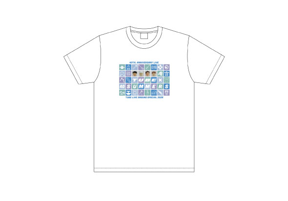 ライブTシャツ（white）
（S/M/L/XL/XXL）