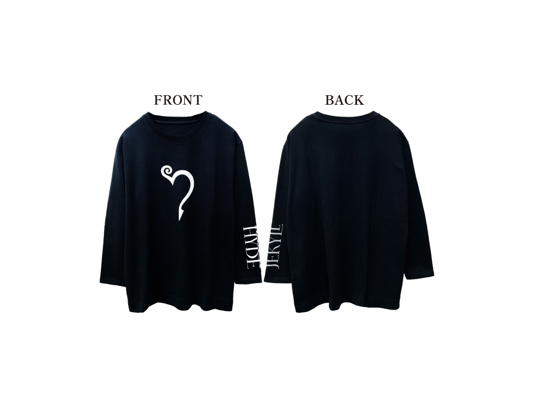 ロゴロングスリーブTシャツ／BLACK