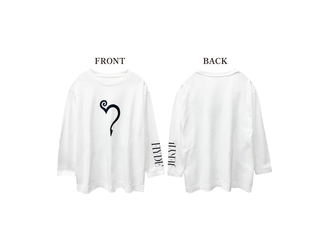 ロゴロングスリーブTシャツ／WHITE