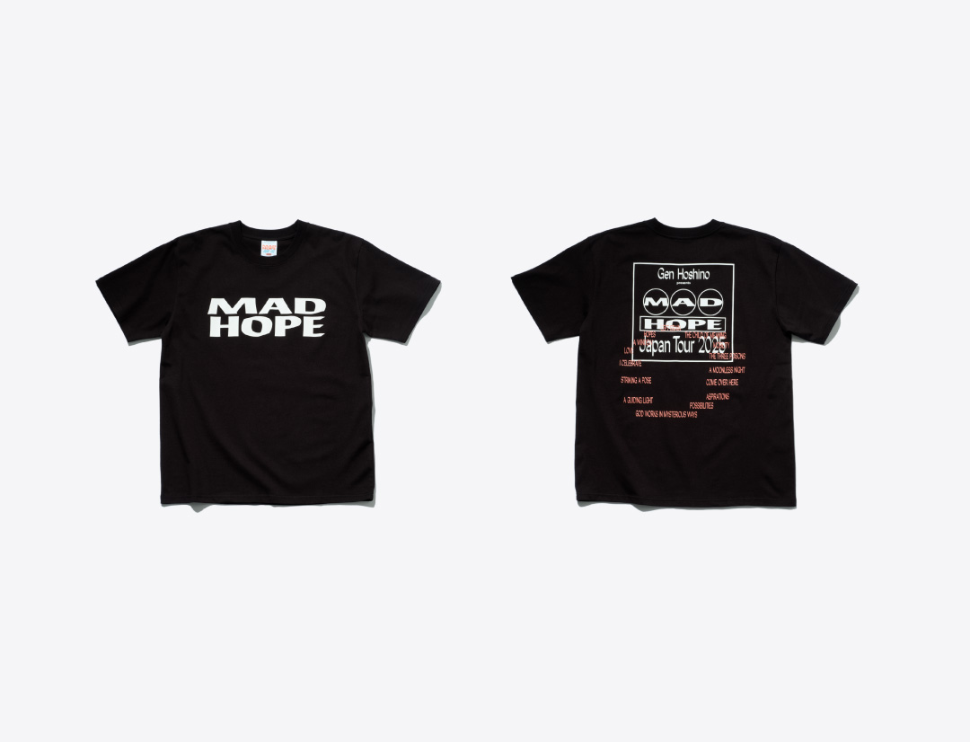 ティーシャツ “MAD HOPE” クロ
S / M / L / XL / XXL