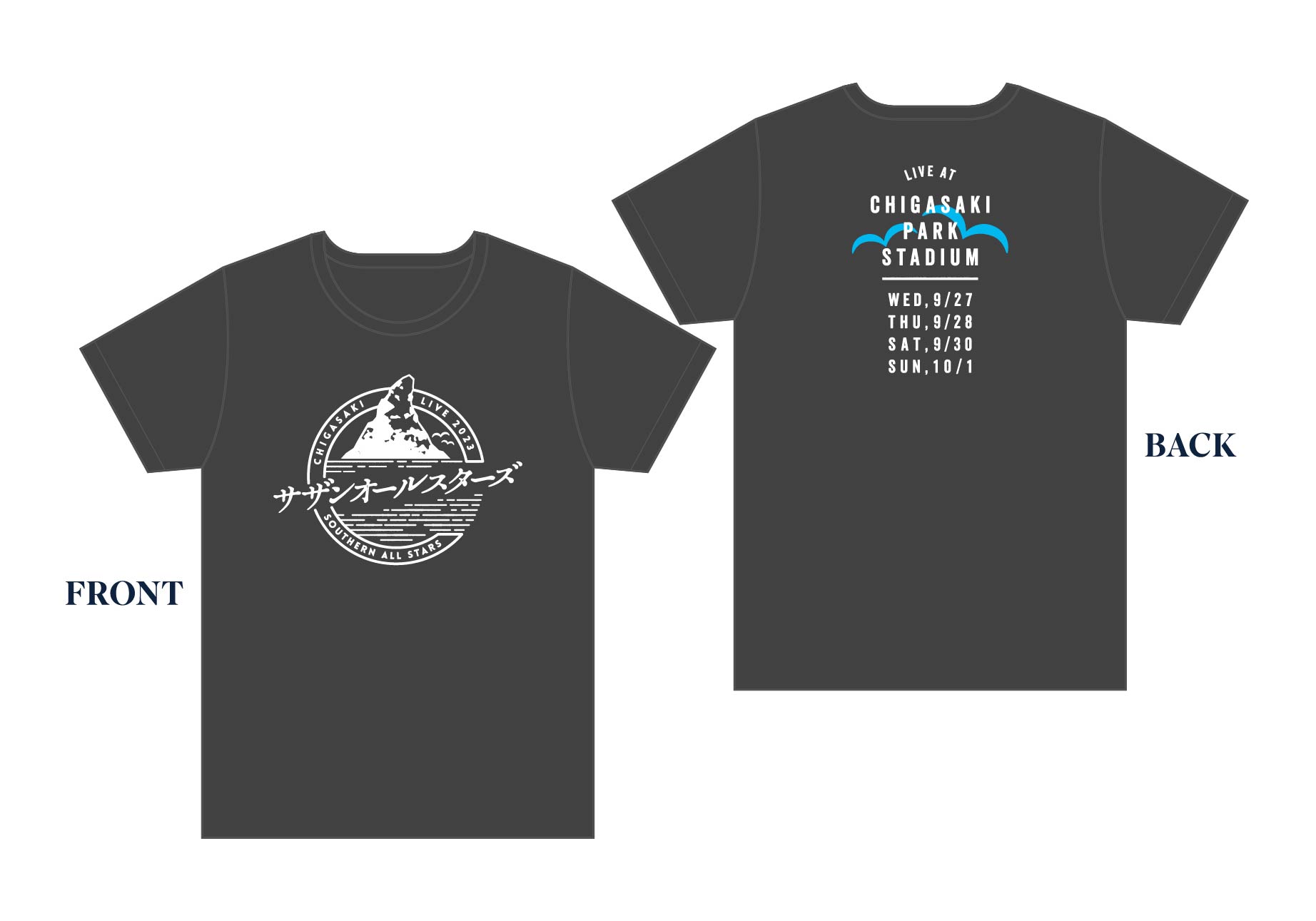 サザンオールスターズ 茅ヶ崎ライブ2023グッズ ライブロゴTシャツ