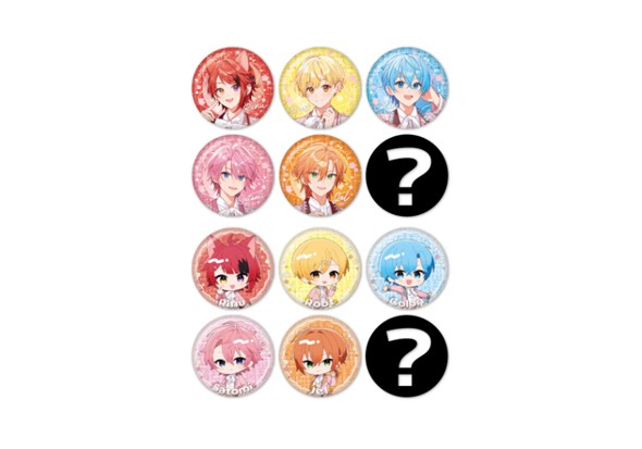 すとぷり 缶バッジくじ
(Sakura Tweed ver.!!)
（全12種）
※ランダム封入のため、絵柄はお選びいただけません。
